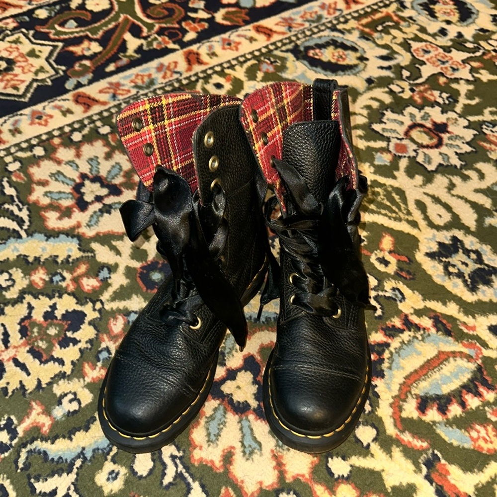 Dr. Marten’s Aimilita calf high boots